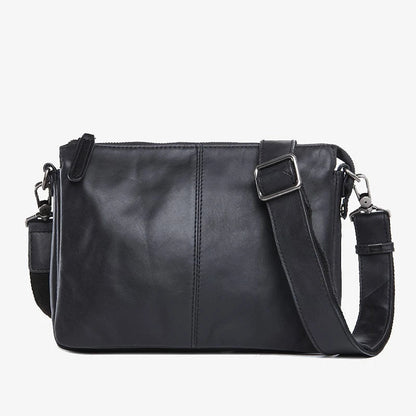 Premium cowhide leather crossbody bag with versatile internal compartments, perfect for the modern British fashionista