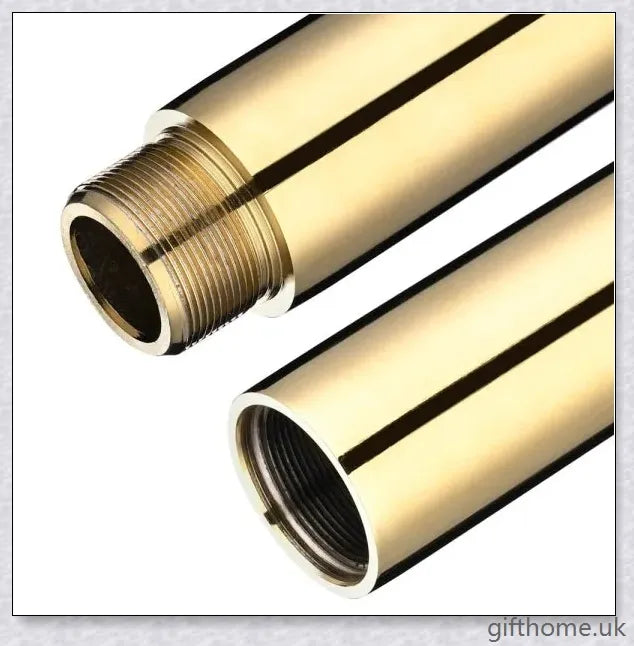 Premium 9ft Golden Spinning Strip Pole with Adjustable Height and Spinning/Static Modes for Home Dance Studio