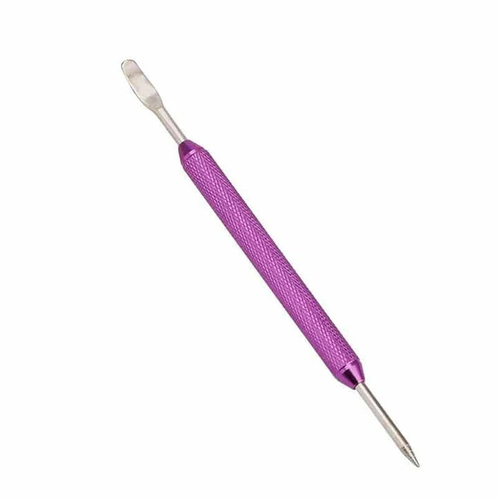 Premium stainless steel latte art pen with double-ended design for creating intricate coffee art patterns