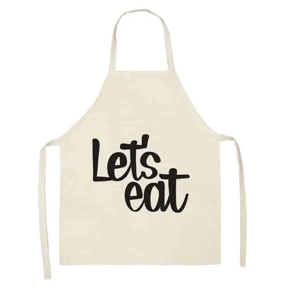 Premium Cotton and Linen Apron in Blue, Green, Grey, and White colors for the modern British kitchen