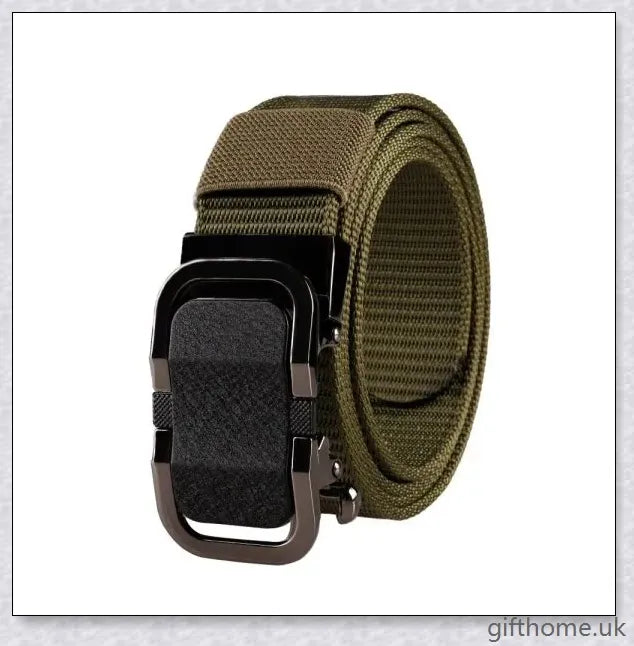 Premium Automatic Buckle in various colours, featuring a smooth, one-handed adjustable design for effortless style