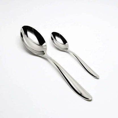 Premium Classic 24-Piece Tableware Set in Stainless Steel with Elegant Design and Exceptional Durability