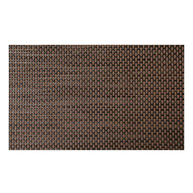 Stylish and durable waterproof placemats in black, protecting a dining table from spills and stains