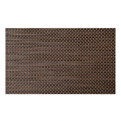 Stylish and durable waterproof placemats in black, protecting a dining table from spills and stains