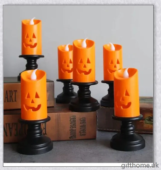 Enchanting Electric Pumpkin Lights in various colours for Halloween decorations