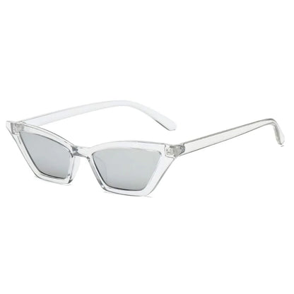 Trendy cat-eye sunglasses with polycarbonate lenses that provide UV400 protection and anti-reflective coating for enhanced clarity