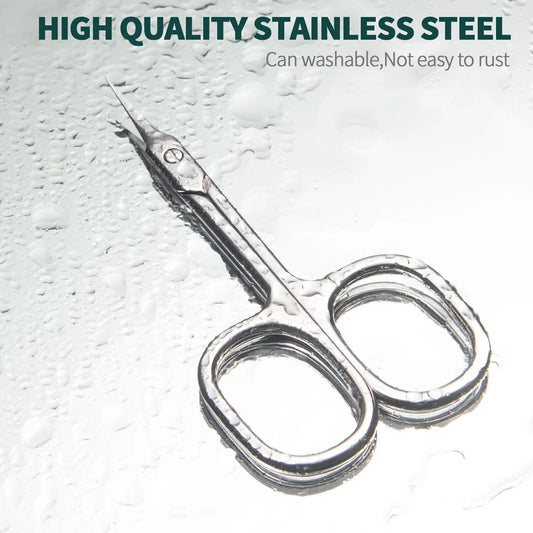 Precision Cuticle Scissors with polished blades and comfortable grip for professional-quality nail care