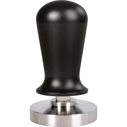 Premium stainless steel coffee tamper with ergonomic design and variety of size options for baristas and coffee enthusiasts