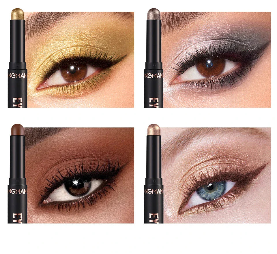 Premium 8-Colour Eye Shadow Stick Palette with Smudge-Resistant Formula for Flawless, Long-Lasting Eye Makeup