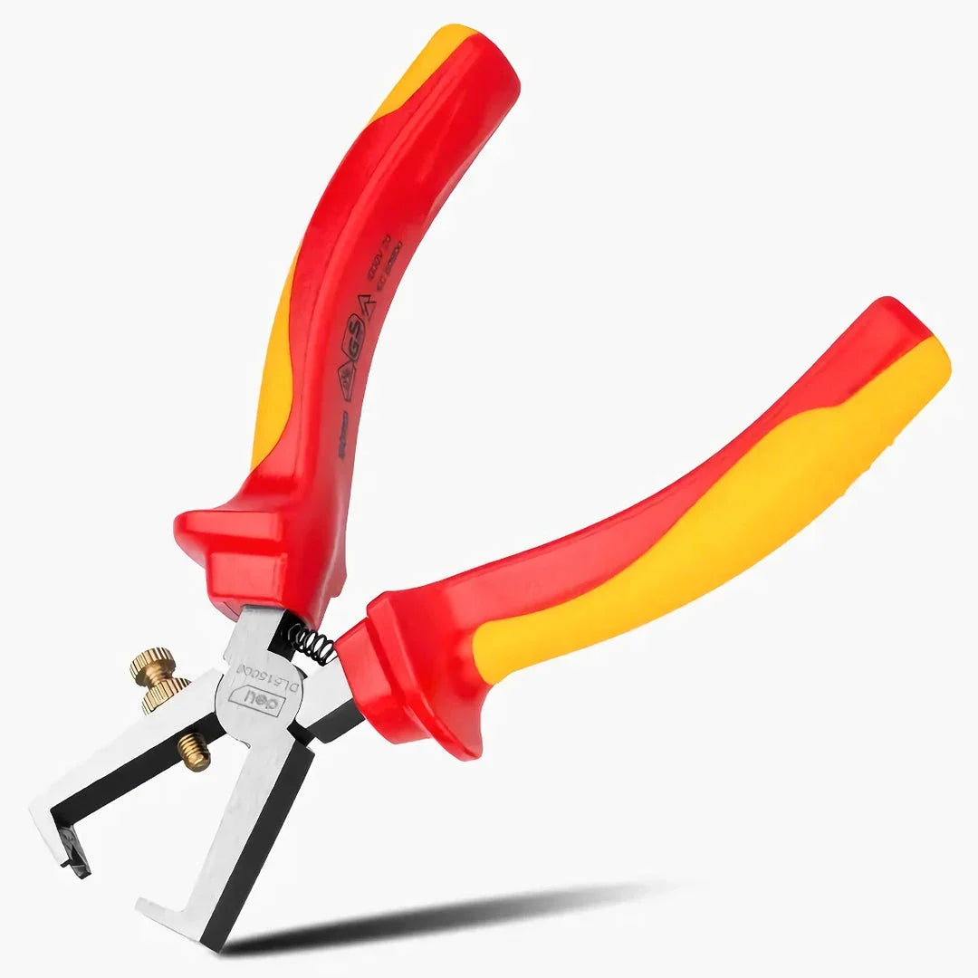 Premium Insulated Wire Stripping Pliers with 1000V Voltage Resistance and Ergonomic Dual-Colour Handle