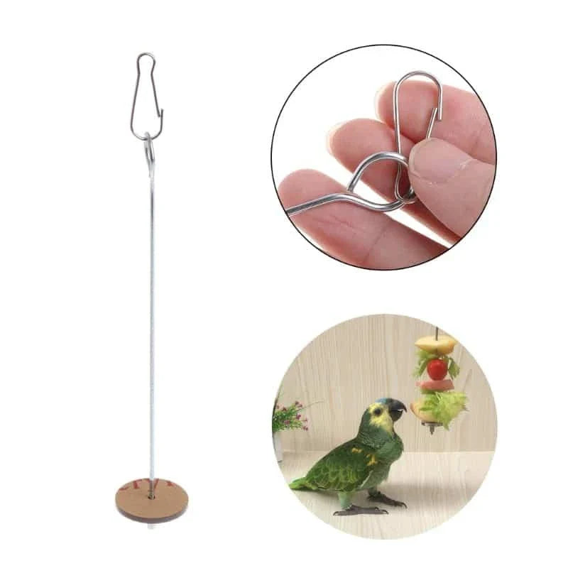 Stainless steel bird feeder with a sleek and modern design, providing a reliable and durable feeding station for garden birds.