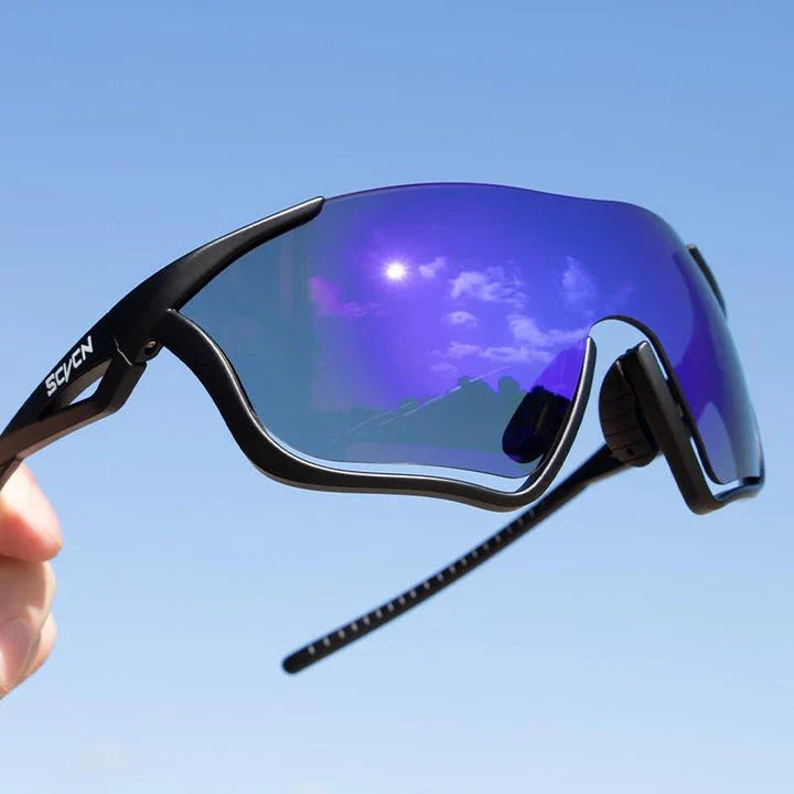 Multi-Sport UV400 Polycarbonate Sunglasses with TR-90 Frame for Cycling, Hiking, and Outdoor Activities
