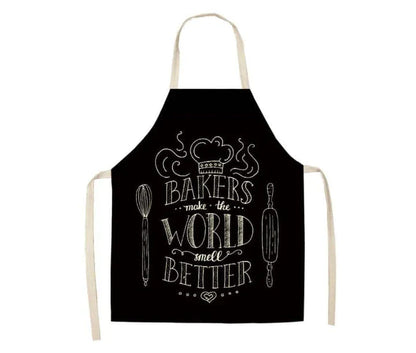 Premium Cotton and Linen Apron in Blue, Green, Grey, and White colors for the modern British kitchen