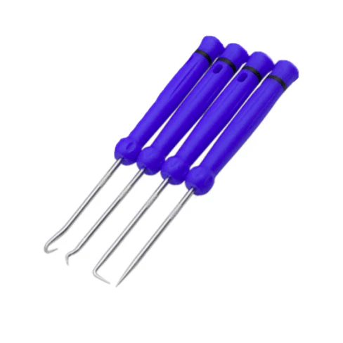 Trendha premium automotive repair tool kit with pointed prod and three versatile hooks for servicing oil filters and removing caps