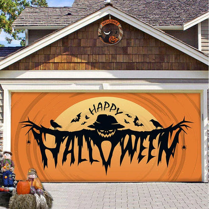 Decorative hanging cloth fabric with geometric abstraction pattern for Halloween party backdrop