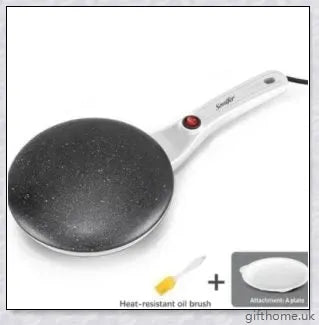 Premium Spherical Crepe Maker with Non-Stick Coating for Effortless Crepe-Making