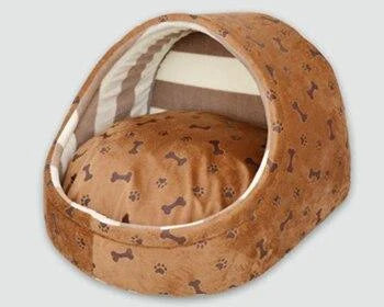 Luxurious machine-washable dog kennel in various colours, featuring premium nylon construction and plush interior for ultimate canine comfort.