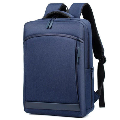 Premium laptop backpack in light grey colour, featuring a sleek and durable polyester design with multiple compartments for organised storage.