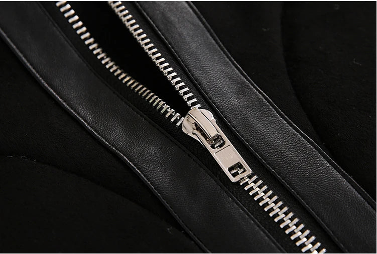 Premium casual lambswool jacket for stylish British gentlemen, featuring a zip-up design, timeless solid colour, and durable construction.