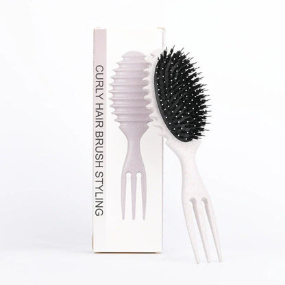 Premium Curl-Defining Hair Styling Brush for Effortless, Salon-Quality Curls