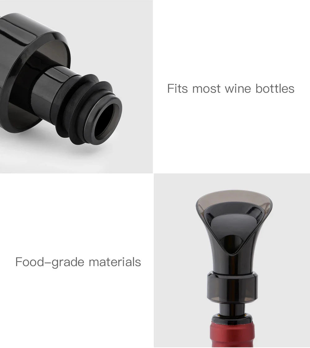 Elegant petal-shaped red wine pourer with a sleek design to enhance the flavour and aroma of your favourite red wines