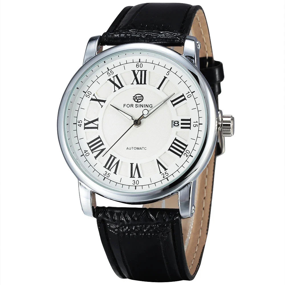 Premium mechanical wristwatch with a sleek, classic British design and durable construction