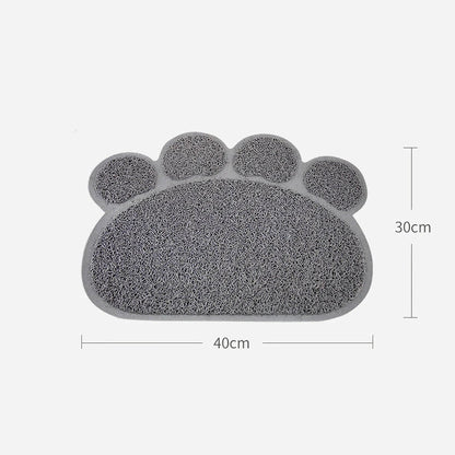 Anti-Slip Pet Mat with Charming Cat Paw Design for Cats and Dogs