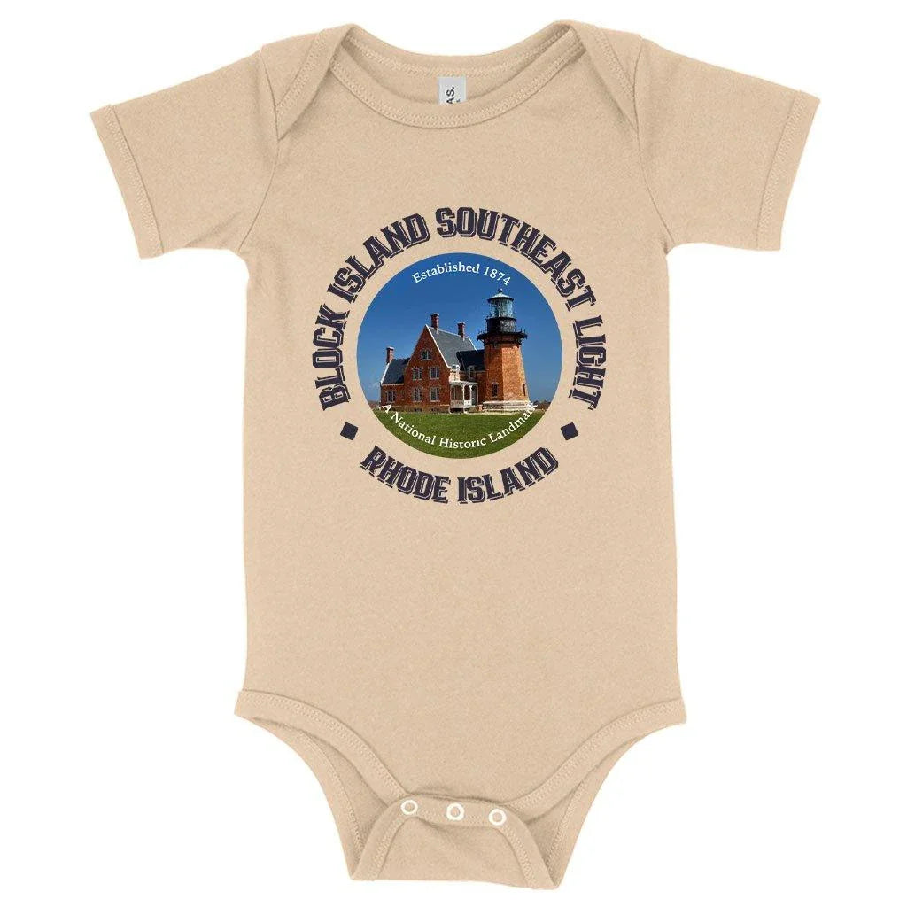 Soft and cosy Rhode Island baby onesie with Airlume cotton, flexible fit, and eco-friendly design