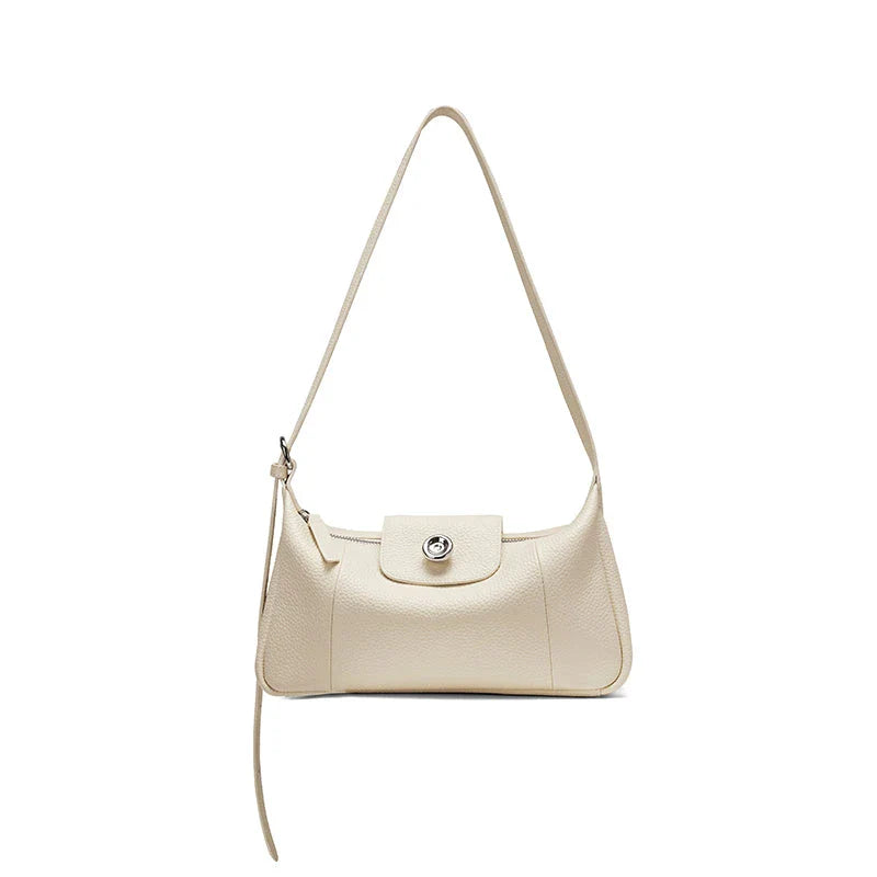 Luxurious Leather Crossbody Shoulder Bag for Women in Brown Colour