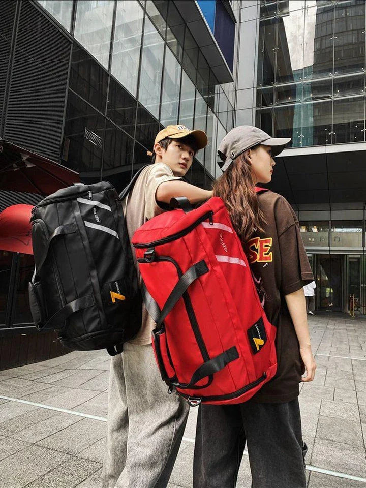 Premium Oxford cloth college backpack with spacious 36-55L capacity, water-resistant and breathable design, suitable for British university students