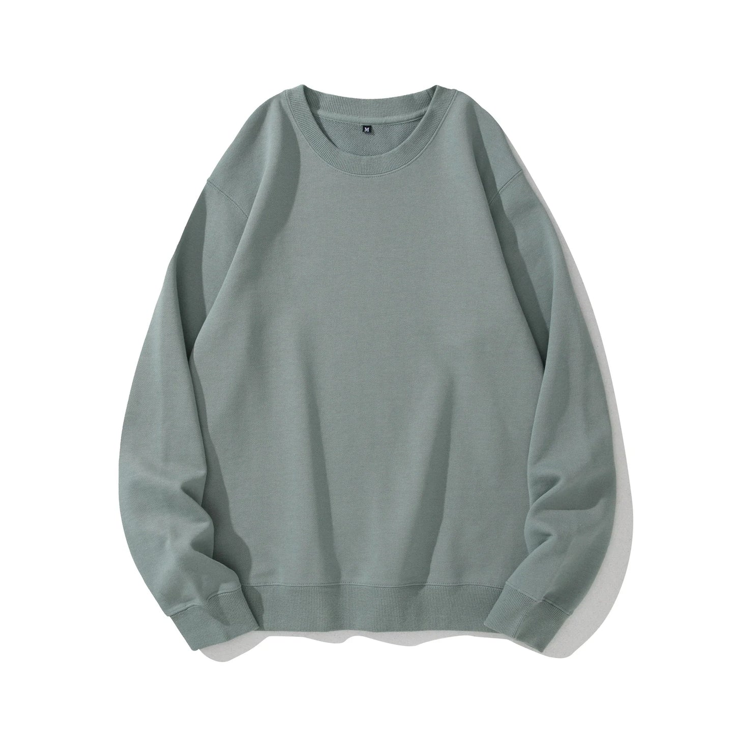 Premium heavyweight knitted jumper in a range of solid colours, made with soft cotton terry fabric for cosy comfort.