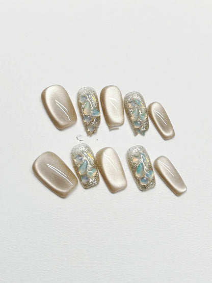 Premium simple nail stickers in various sizes, designed for the discerning UK customer