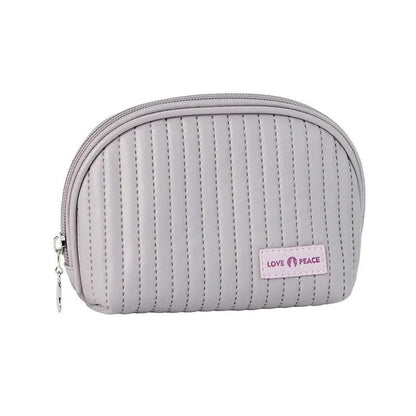 Compact Shell Cosmetic Bag for Women - A stylish and functional makeup pouch for the modern British woman