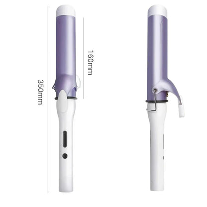 Salon-quality 40mm curling iron with tourmaline ceramic coating for creating beautiful, bouncy curls at home