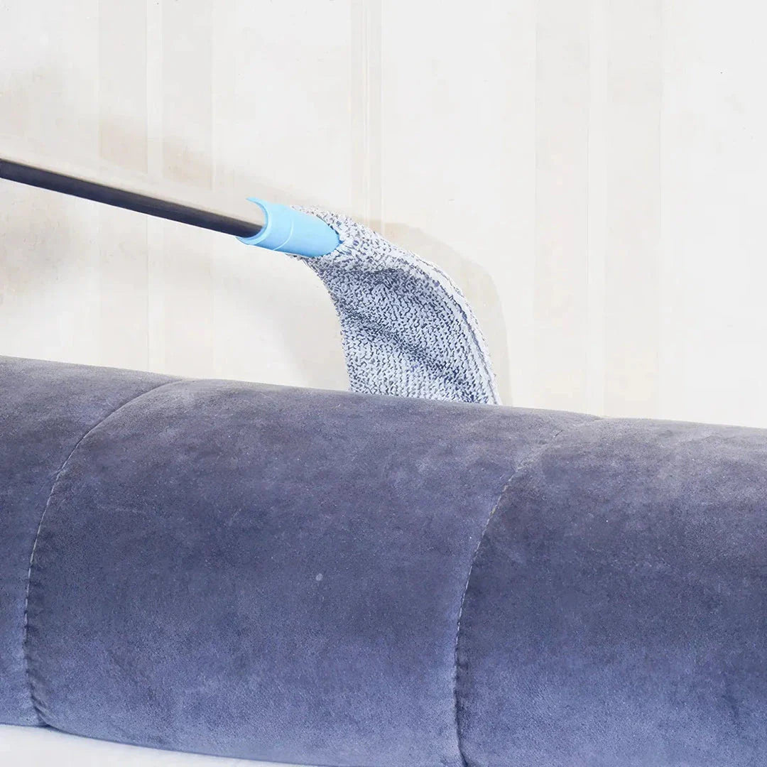 Premium Adjustable Duster for Effortless Household Cleaning - Telescopic Design, Flexible Microfiber Head, Durable Stainless Steel Construction