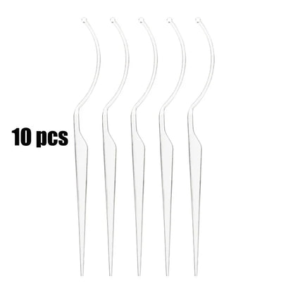Elegant false eyelash display stand made of premium plastic with adjustable curvature for optimal lash presentation