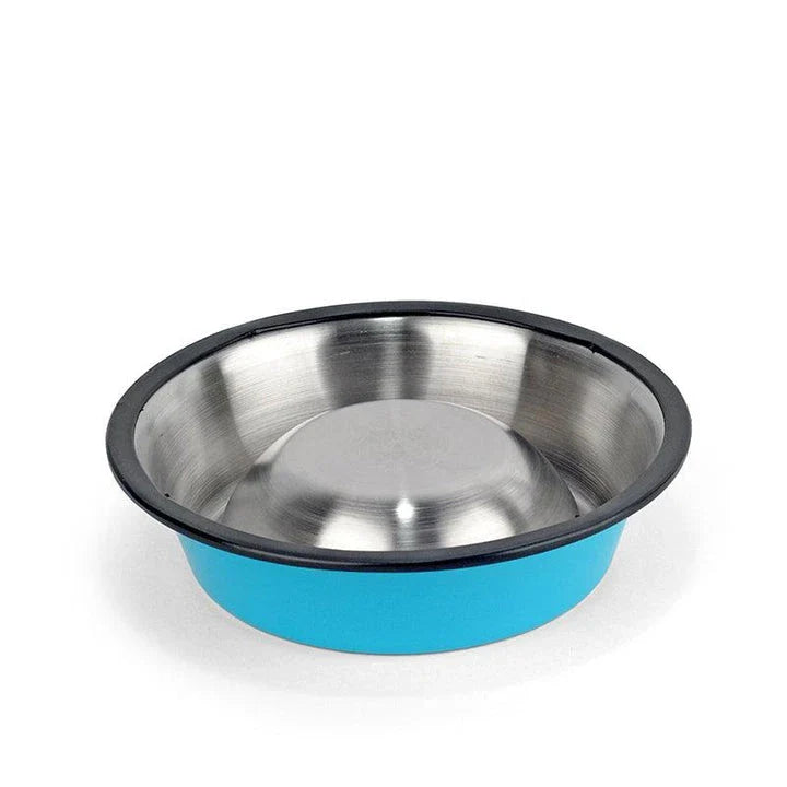 Premium stainless steel pet feeding bowl in sleek, contemporary design for dogs and cats