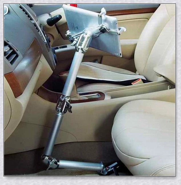 Premium Adjustable Car Tablet Holder with Durable Aluminium Construction and Customisable Viewing Angle