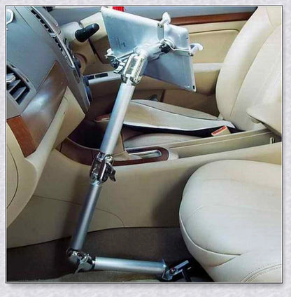 Premium Adjustable Car Tablet Holder with Durable Aluminium Construction and Customisable Viewing Angle