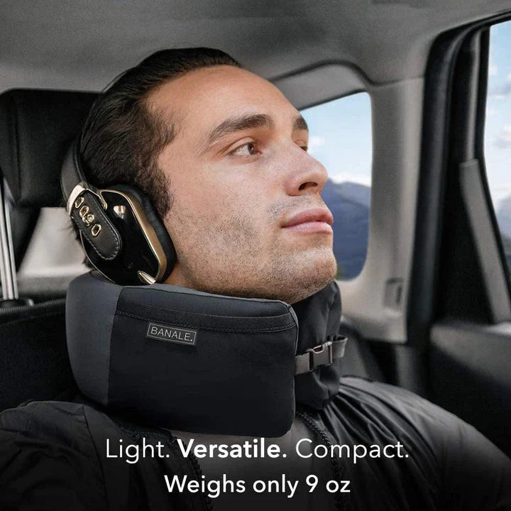 Premium Memory Foam Travel Pillow for Restful Journeys - Compact, Portable, and Supportive Design