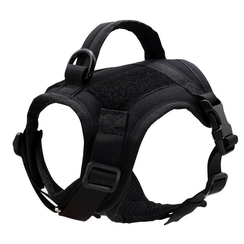 Premium nylon cat harness vest with padded design, water-resistant material, and secure handle for outdoor adventures with pets in the UK