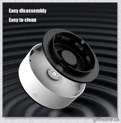 Elegant electronic smokeless ashtray with smoke purification technology for cleaner air in home and office