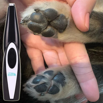 Premium Rechargeable Dog Paw Grooming Trimmer with Stainless Steel Blades and Ergonomic Design