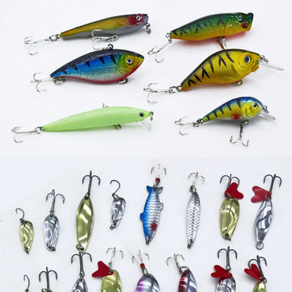 Premium 132-piece multi-functional fishing lure kit with high-quality components and innovative designs for British anglers
