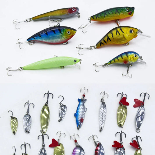 Premium 132-piece multi-functional fishing lure kit with high-quality components and innovative designs for British anglers