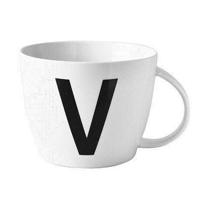 Premium personalised ceramic mug with initial design, offering a stylish and functional solution for daily beverages