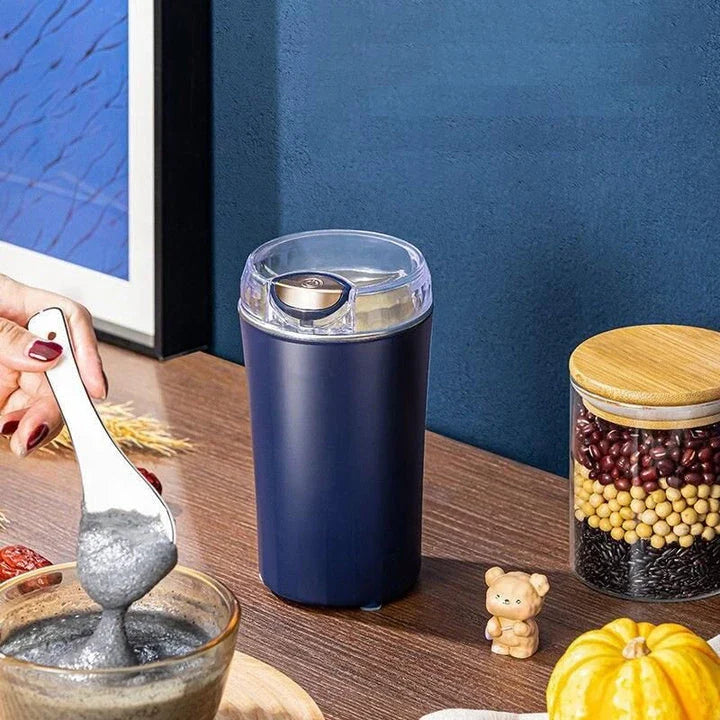 Premium Compact Electric Coffee Grinder with Stainless Steel Blades and Adjustable Grind Settings
