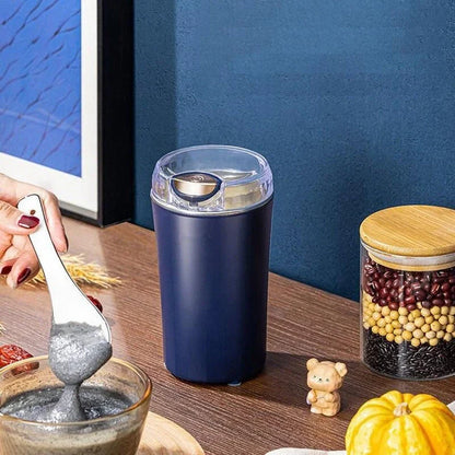 Premium Compact Electric Coffee Grinder with Stainless Steel Blades and Adjustable Grind Settings