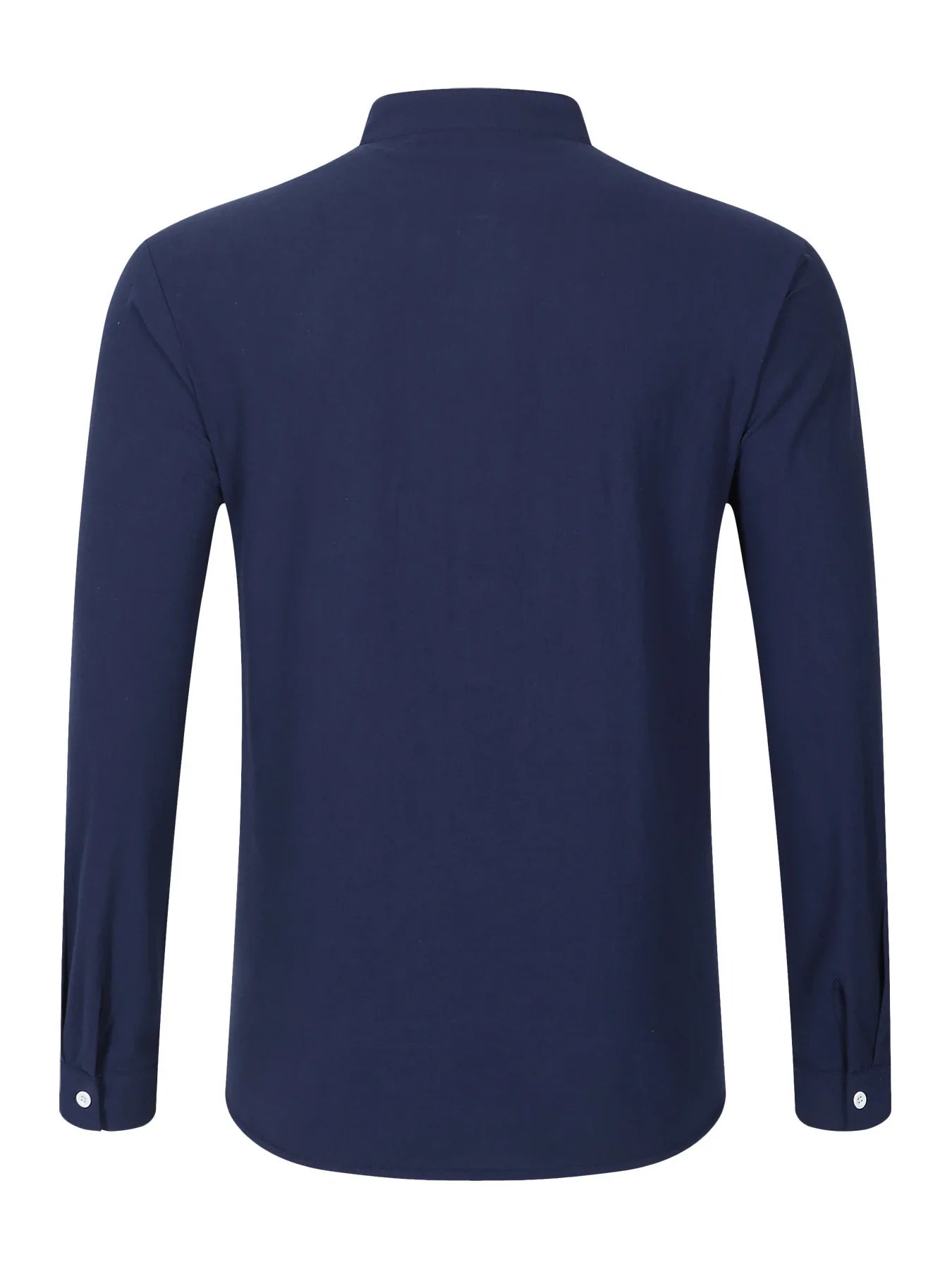 Men's premium British cotton and linen long sleeve shirt in a range of classic colours and sizes