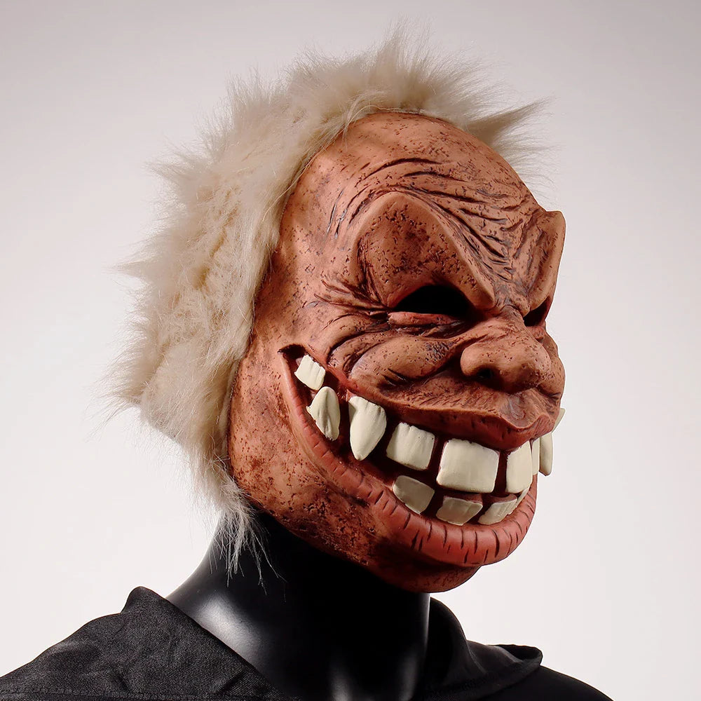 Premium Amusing Buckteeth Old Man Costume Mask - Realistic, exaggerated features for maximum hilarity